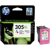 Hp 305XL Renkli Yüksek Kapasiteli Mürekkep Kartuşu 3YM63AE - 1