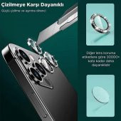 BİNANO IPHONE 14/14 PLUS TAŞLI SİYAH KAMERA KORUYU - 2
