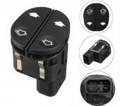 FORD FİESTA SOL ÇİFTLİ CAM KALDIRMA DÜĞMESİ (2001-2008) thumbnail 1