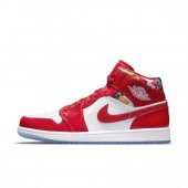 Nike Jordan 1 Mıd Se Erkek basketbol ayakkabısı -kırmızı -DC7294600 E-298 - 3