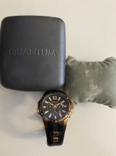 QUANTUM HNG 358 851 SİYAH KORDON ERKEK SAATİ - 2