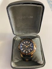 QUANTUM HNG 358 851 SİYAH KORDON ERKEK SAATİ - 3