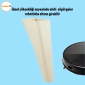 Linden Lüks Mobilya Kanepe Tv Ünitesi Koltuk Ayağı 20 Cm Krem Konsol Ayakları - 2