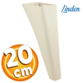 Linden Lüks Mobilya Kanepe Tv Ünitesi Koltuk Ayağı 20 Cm Krem Konsol Ayakları - 1