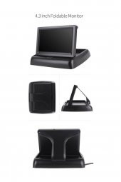 ✅GERİ GÖRÜŞ MONİTÖRÜ 4.3" KATLANABİLİR EKRAN + KAMERA - 5