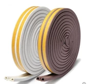 Contacall Bondit Çift Sarım Kauçuk Kapı ve Pencere Izolasyon Bandı Fitili 14 Metre Siyah - 5