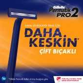 Gillette Permatik Pro2 Kullan At Tıraş Bıçağı 10x3 30 Adet - 2