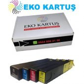 Eko Kartuş Hp Officejet Enterprise Color X555XH 4 Renk 980XL Muadil Kartuş, - 2