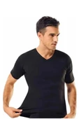 Tutku Erkek V Yaka Kısa Kollu Atlet Fanila Pamuklu Ürün - 2
