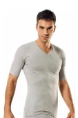 Tutku Erkek V Yaka Kısa Kollu Atlet Fanila Pamuklu Ürün - 3