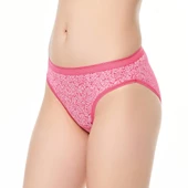 12 li Paket Tutku Bayan Desenli Bikini Külot Standart M Beden - 4