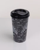Kahve Bardağı - Kapaklı Desenli 650ML - 3