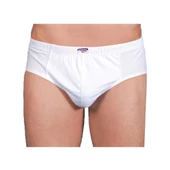 12 Li Paket Paşa Yıldız Erkek Penye Slip Külot Beyaz Dar Kalıp - 1