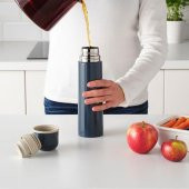 Termos Parlak Mavi Renk MeridyenDukkan 0,5 Litre 25 Cm Paslanmaz Çelik - 2