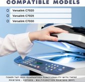 Xerox Versalink C7020-106R03745 Muadil Toner Siyah / C7025 / C7030 - 2