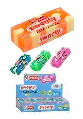 Renkli Silgi Sweety Silgi Orta Boy Mikro Silgi Yumuşak 1 Adet Yumuşak Silgi - 1