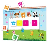 Y.Z. 3-6 Yaş Oyna Eğlen Öğren – Cırt Cırtlı Matematik Kitabım (Sayılar, Şekiller, Saatler, Örüntüler, Toplama, Çıkarma, Sudoku) - 4