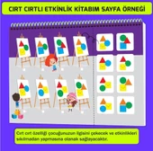 Y.Z. 4-6 Yaş Dikkati ve Düşünme Becerilerini Geliştiren Cırt Cırtlı Etkinlik Kitabım - 2
