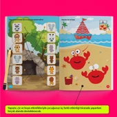 Y.Z. 2-4 Yaş İlk Sticker Kitabım Yapıştır-Çiz-Boya (Taşıtlar Hayvanlar Yiyecekler) - 8