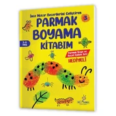 3-6 Yaş İnce Motor Becerilerini Geliştiren Parmak Boyama Kitabım Serisi (Parmak Boya ve Keçeli Kalem Seti Hediyeli) - 4