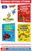 3-6 Yaş İnce Motor Becerilerini Geliştiren Parmak Boyama Kitabım Serisi (Parmak Boya ve Keçeli Kalem Seti Hediyeli) - 11