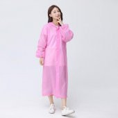 Kalın Yağmurluk Büyük Boy Pembe - 1