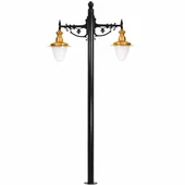 Bakır Sıvama Şapkalı Sokak Lambası - 1