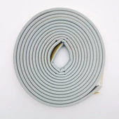 Contacall Bondit Çift Sarım Kauçuk Kapı ve Pencere Izolasyon Bandı Fitili 12x2 24 Metre Gri thumbnail 5