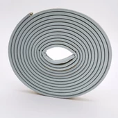 Contacall Bondit Çift Sarım Kauçuk Kapı ve Pencere Izolasyon Bandı Fitili 2X2 4 Metre Gri - 6