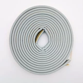 Contacall Bondit Çift Sarım Kauçuk Kapı ve Pencere İzolasyon Bandı Fitili 25X2- 50 Metre Gri thumbnail 6