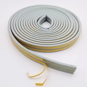 Contacall Bondit Çift Sarım Kauçuk Kapı ve Pencere Izolasyon Bandı Fitili 3X2 6 Metre Gri thumbnail 1