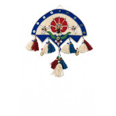 El Yapımı Karanfil Motifli Keçe Pano - 1