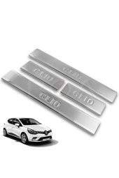 Clio 4-5 Hb Krom Kapı Eşiği 4 Parça Paslanmaz Çelik 2012 Sonrası Uyumlu - 1