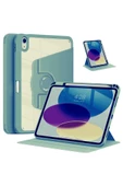 iPad Air 10.9 5.Nesil Uyumlu 360° Dönebilen Pino Tablet Kılıfı thumbnail 7
