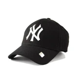 NY New York Şapka Kep Kasket Modeli Siyah - Beyaz - Lacivert Renk - 2