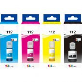 Eko Kartuş Epson 4 Renk 112 Mürekkep L6580 L15180 L6570 M15140 L6550 L6490 L6460 L15160 L15150 L11160 - 1