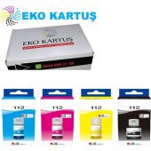Eko Kartuş Epson 4 Renk 112 Mürekkep L6580 L15180 L6570 M15140 L6550 L6490 L6460 L15160 L15150 L11160 - 2
