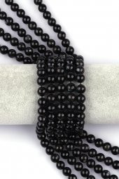 Nuummıte Doğal Taş Dizi 8 mm Küre Kesim - 1
