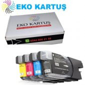 Eko Kartuş Brother MFC-6490CW 4 Renk (LC67-LC11-LC16-LC38-LC61-LC65) Muadil Kartuş, - 2