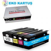 Eko Kartuş Hp Officejet Pro 8660 E-All-In-One 4 Renk (950XL-951XL) Muadil Kartuş, thumbnail 2