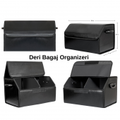 Oto Bagaj Organizeri Deri Bagaj Kutu Çanta - 1