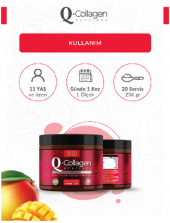Öykü Q-COLLAGEN / Collagen / Kolajen / Tip 1-2-3 Vitamin C (238gr Toz) 3 Kutu / İlaç Kutusu Hediye thumbnail 3
