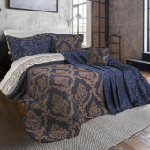 Özdilek Çeyiz Seti Provence Kahve-Lacivert-OUTLET - 1