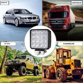 OFF ROAD 16 LED KARE ÇALIŞMA LAMBASI - 2