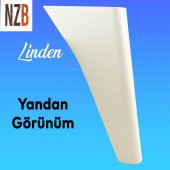 Lüks Mobilya Kanepe Sehpa TV Ünitesi Koltuk Ayağı 20 cm Beyaz Baza Ayak thumbnail 3