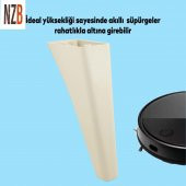 Lüks Mobilya Kanepe Sehpa TV Ünitesi Koltuk Ayağı 20 cm Krem Baza Ayak - 4