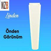 Lüks Mobilya Kanepe Sehpa TV Ünitesi Koltuk Ayağı 20 cm Krem Baza Ayak - 6