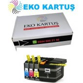 Eko Kartuş Brother DCP-J100 Muadil 4 Renk Kartuş Seti 535XL-539XL - 2