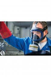 Drager X-plore® 6300 Tam Yüz Gaz Maskesi Mavi Renk X 5 Adet - 5