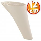 Lüks Mobilya Kanepe Sehpa TV Ünitesi Koltuk Ayağı 12 cm Krem Baza Ayak thumbnail 1